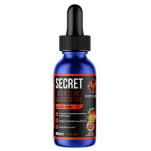 Bottle of Secret MaxSlim MangoFire supplement